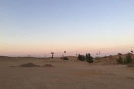 Mongolian Desert sunset